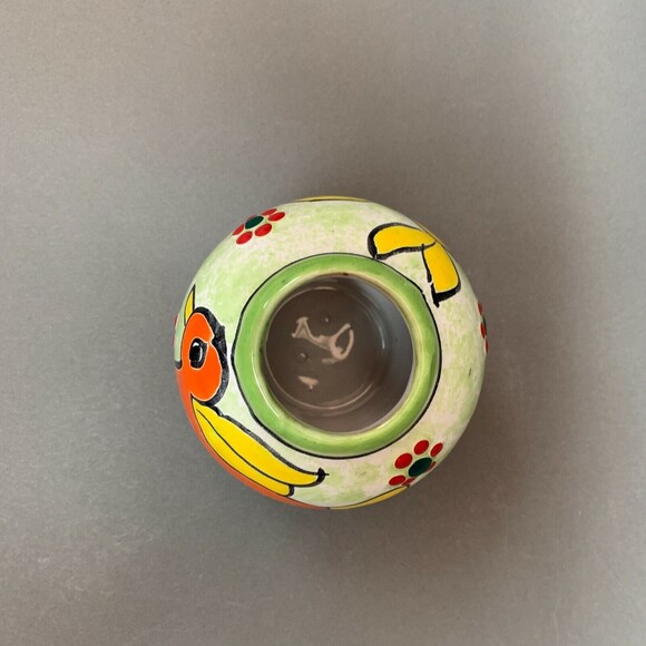 Ruth Mexico Short Vase Rabbit Bird Multicolor - Picture 5 of 6